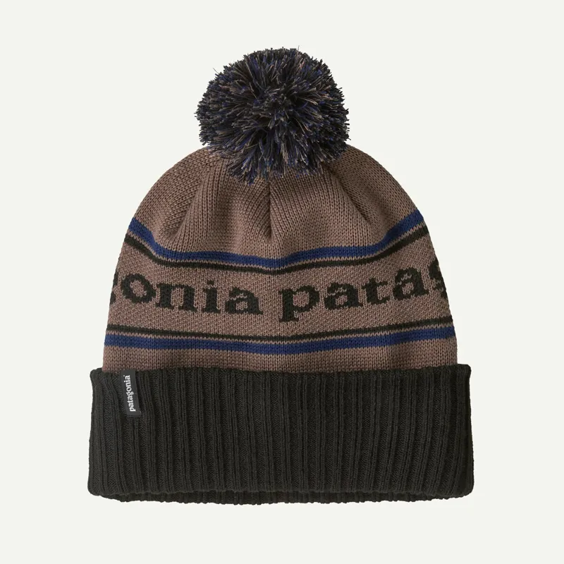 Patagonia Powder Town Beanie Park Stripe: Marlow Brown