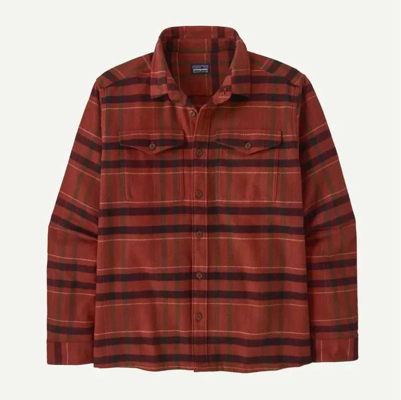 Patagonia Fjord Flannel Shirt King: Dried Vanilla