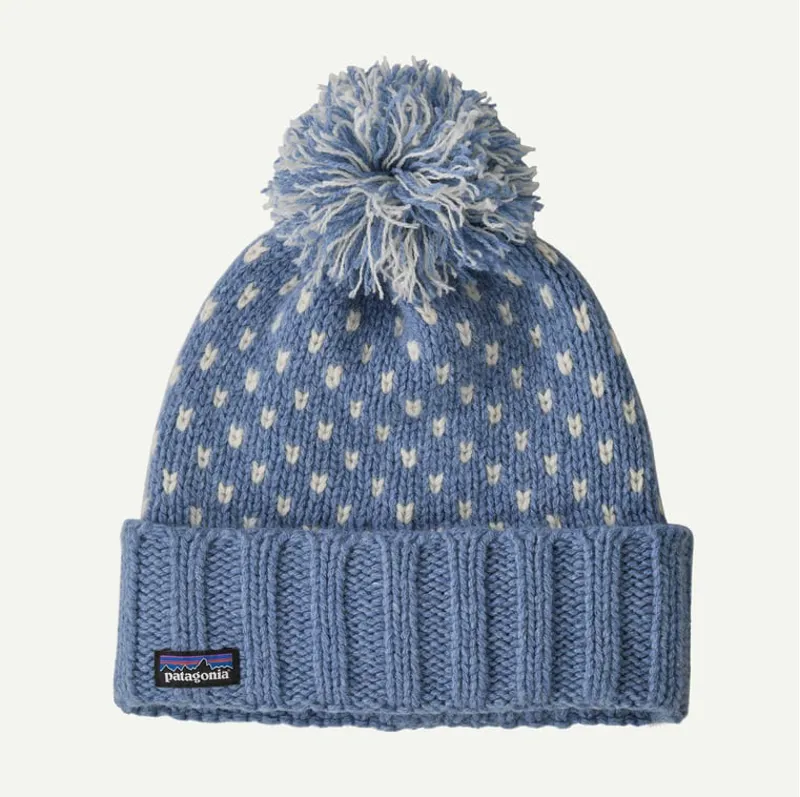 Patagonia Snowbelle Beanie Offset Dot: Barnacle Blue