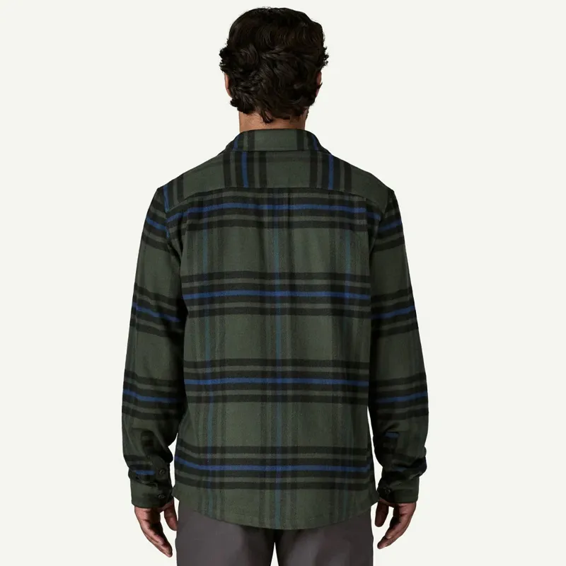 Patagonia Fjord Flannel Shirt Catch: Old Growth Green-1