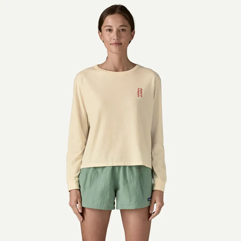 Patagonia L/S Driftways Easy Cut Organic T-Shirt Undyed Natural