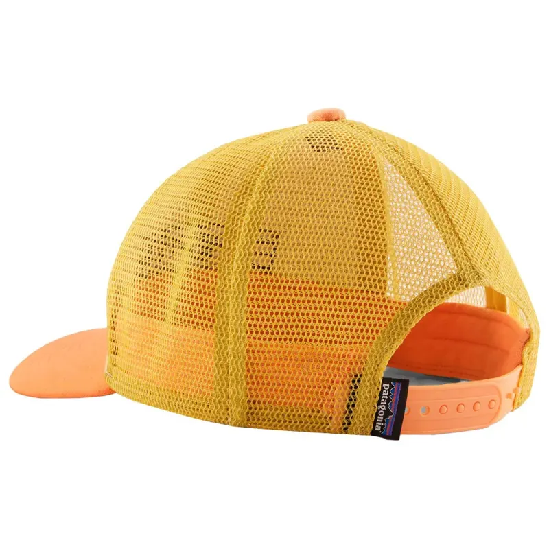 Patagonia Kids Trucker Hat - Boardshort Logo Tones: Buttercup Yellow-1