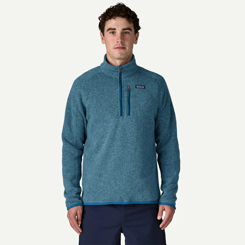 Patagonia Better Sweater 1/4 Zip Aqua Blue-1