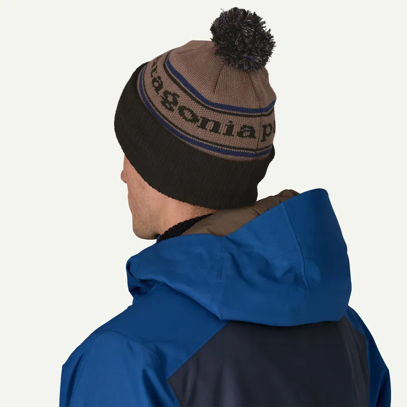 Patagonia Powder Town Beanie Park Stripe: Marlow Brown-2
