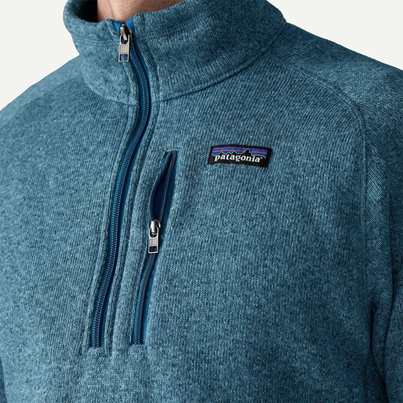 Patagonia Better Sweater 1/4 Zip Aqua Blue-2