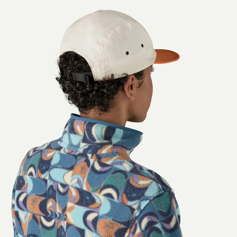 Patagonia P-6 Label Maclure Hat Birch White W/Rock Melon-1