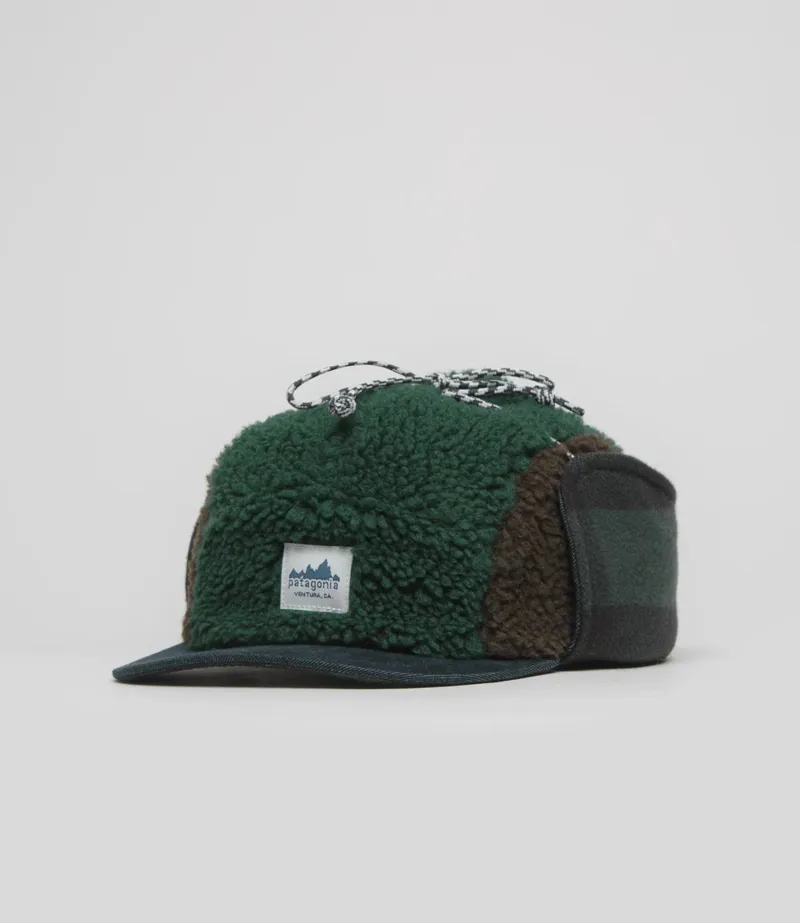 Patagonia Range Earflap Cap Cascade Green