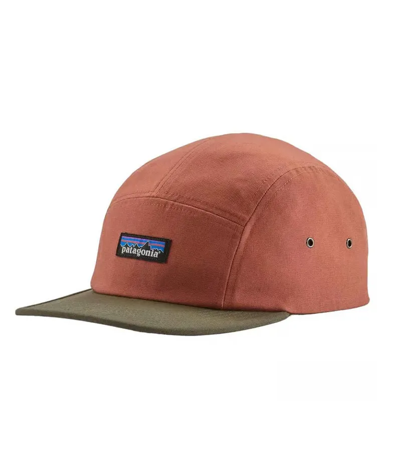 Patagonia P-6 Label Maclure Hat Burl Red