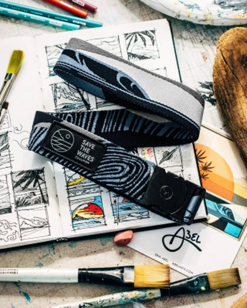 Arcade Rambler Belt Save the Waves- Moody Blue-1