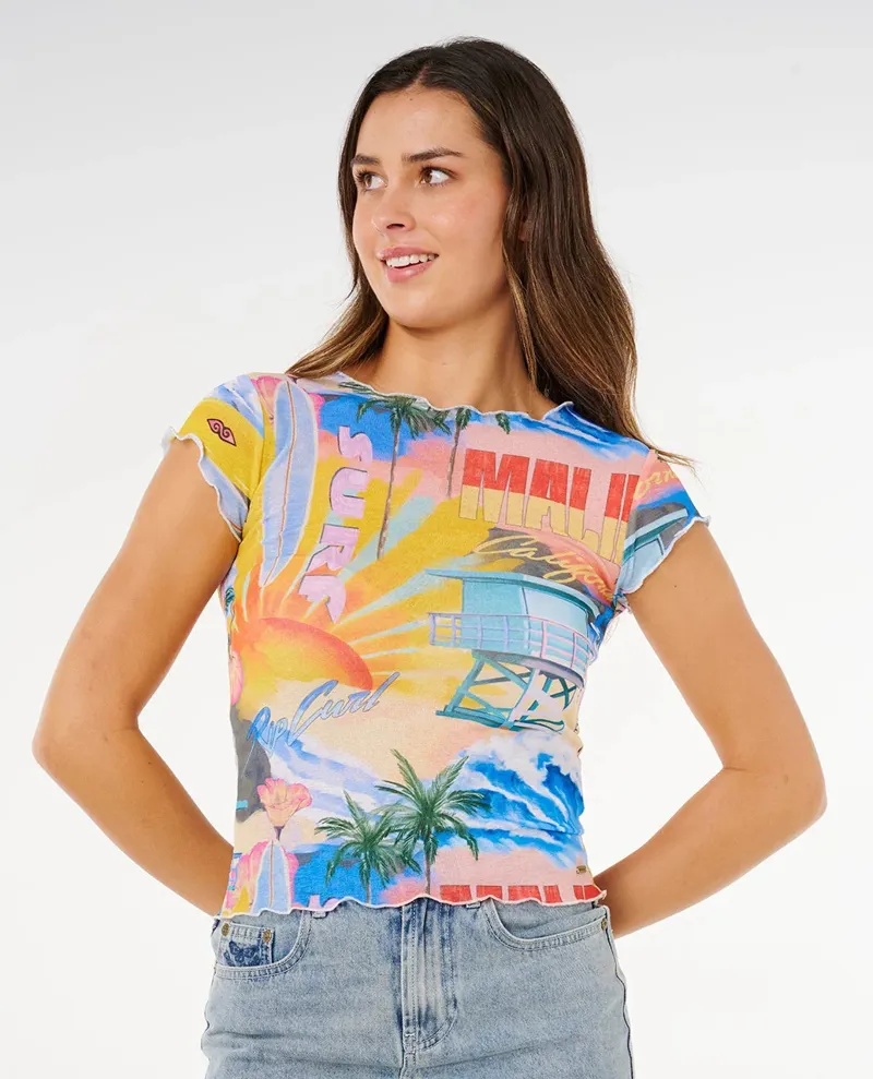 Rip Curl Hotel Malibu Sheer Top