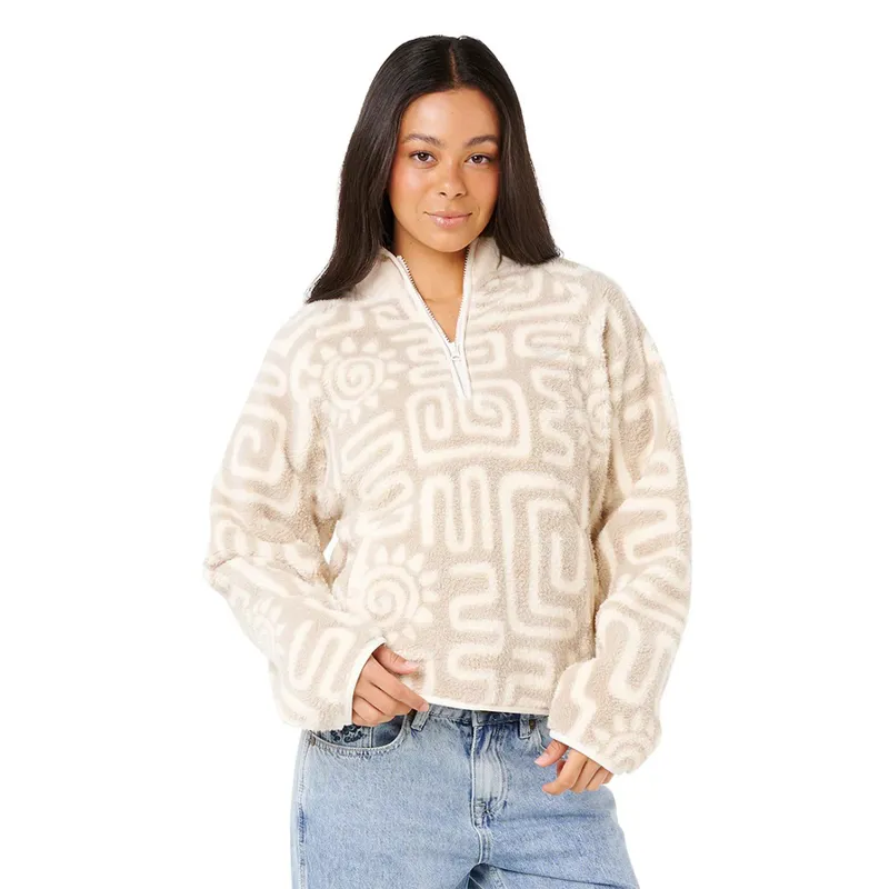 Ripcurl Sunset Luau 1/4 Zip Fleece