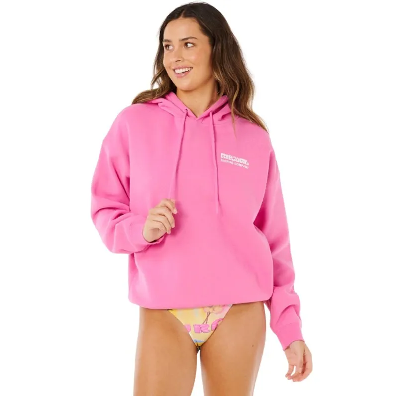 Ripcurl Surf Puff Heritage Hood Pink