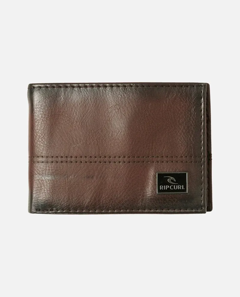 Ripcurl Corpawatu Icon Pu Slim Wallet Tan Brown