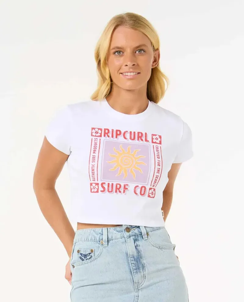 Ripcurl Cala Fitted Tee White