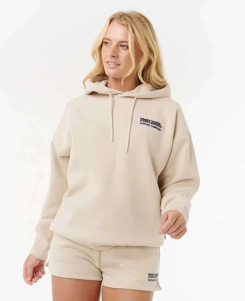 Rip Curl SURF PUFF HERITAGE HOOD Natural 