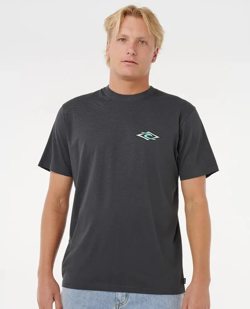 Rip Curl LEGACY TEE Washed Black-1