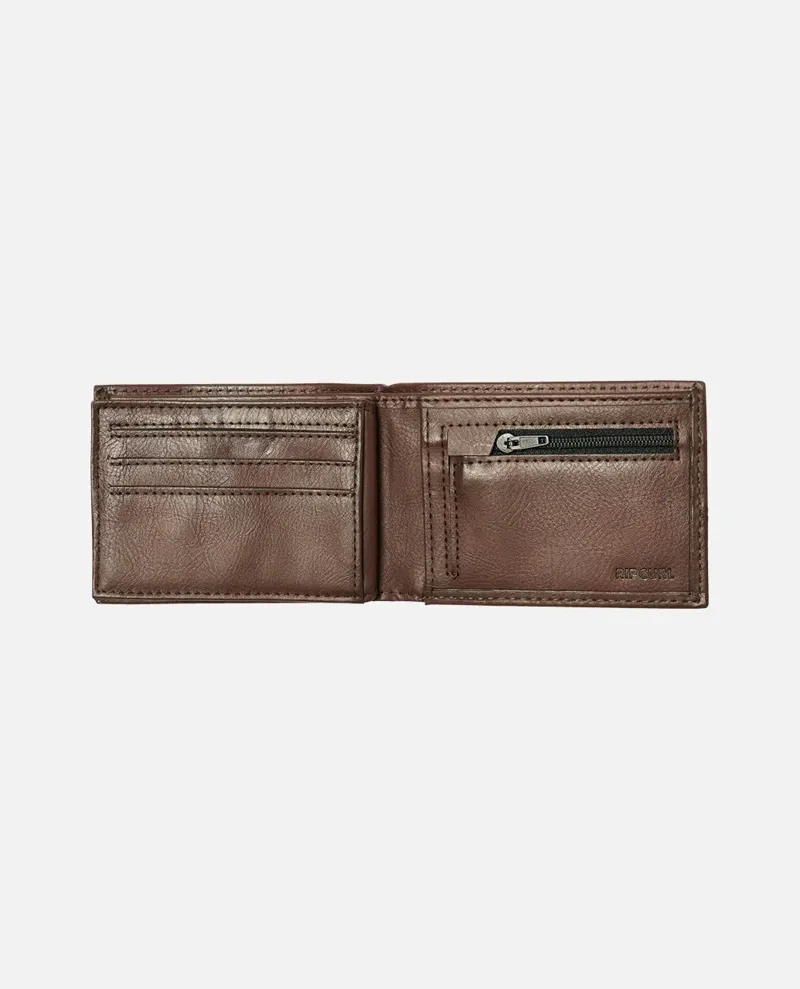 Ripcurl Corpawatu Icon Pu Slim Wallet Tan Brown-1