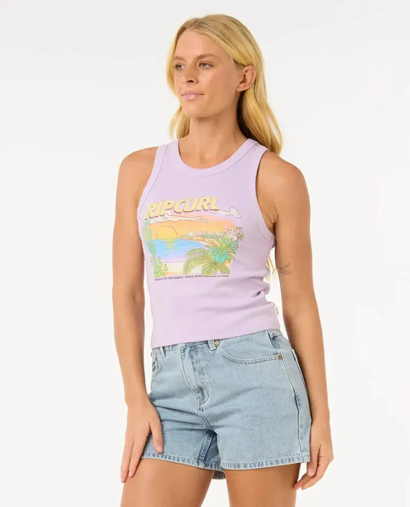 Ripcurl La Paloma Tank Lilac-2