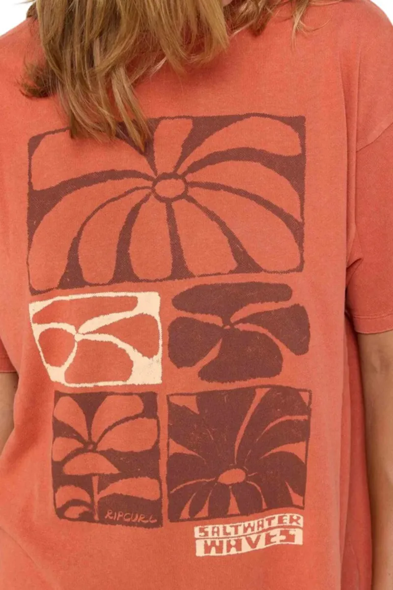 Rip Curl OCEANIC HERITAGE TEE Brick-4