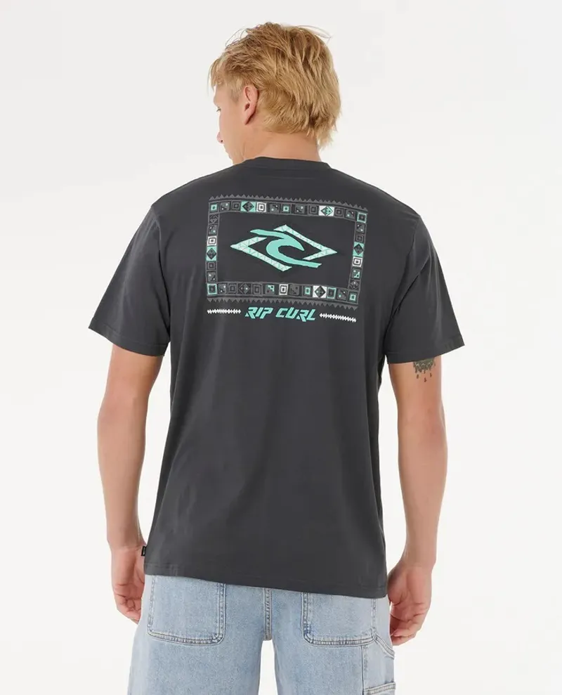 Rip Curl LEGACY TEE Washed Black-2