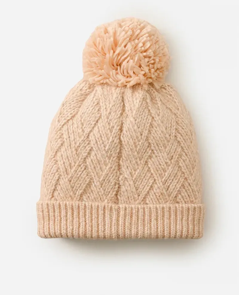 Rip Curl PREMIUM REG POM POM BEANIE Oatmeal-1