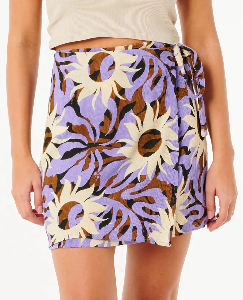 Rip Curl Sun Drenched Mini Wrap Skirt-1