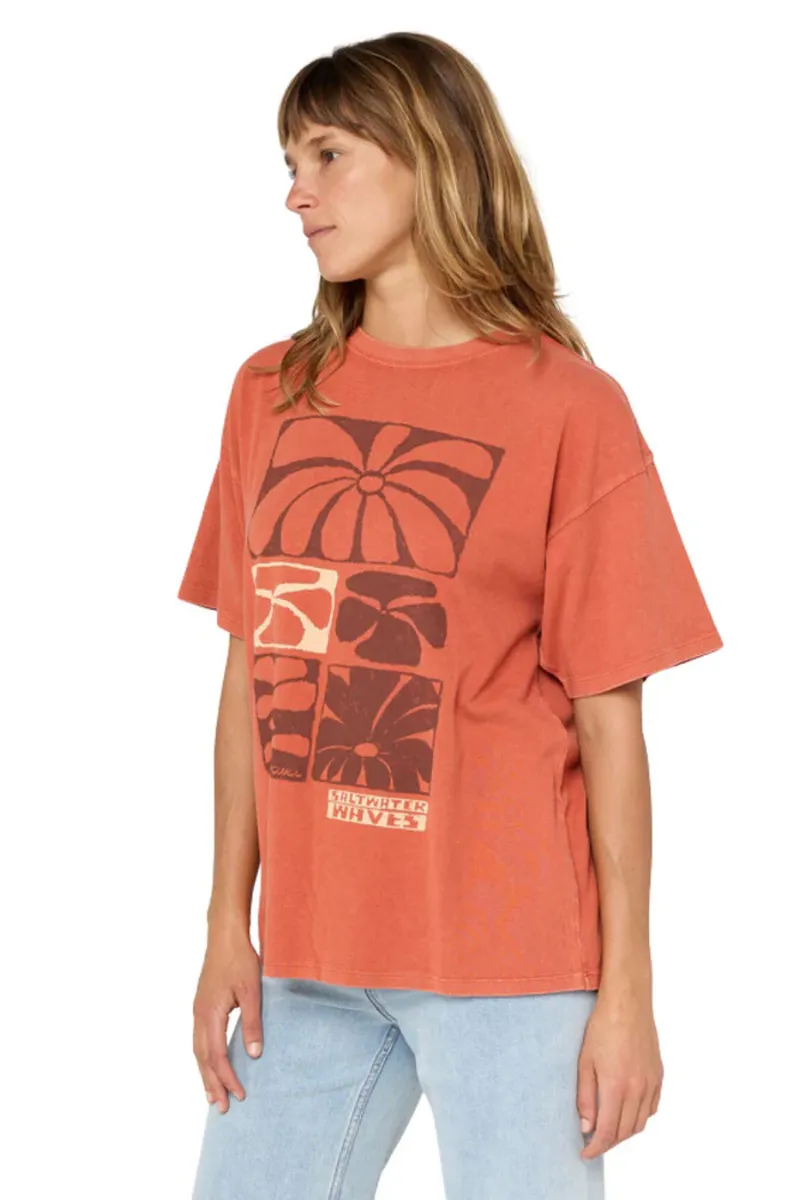 Rip Curl OCEANIC HERITAGE TEE Brick-3
