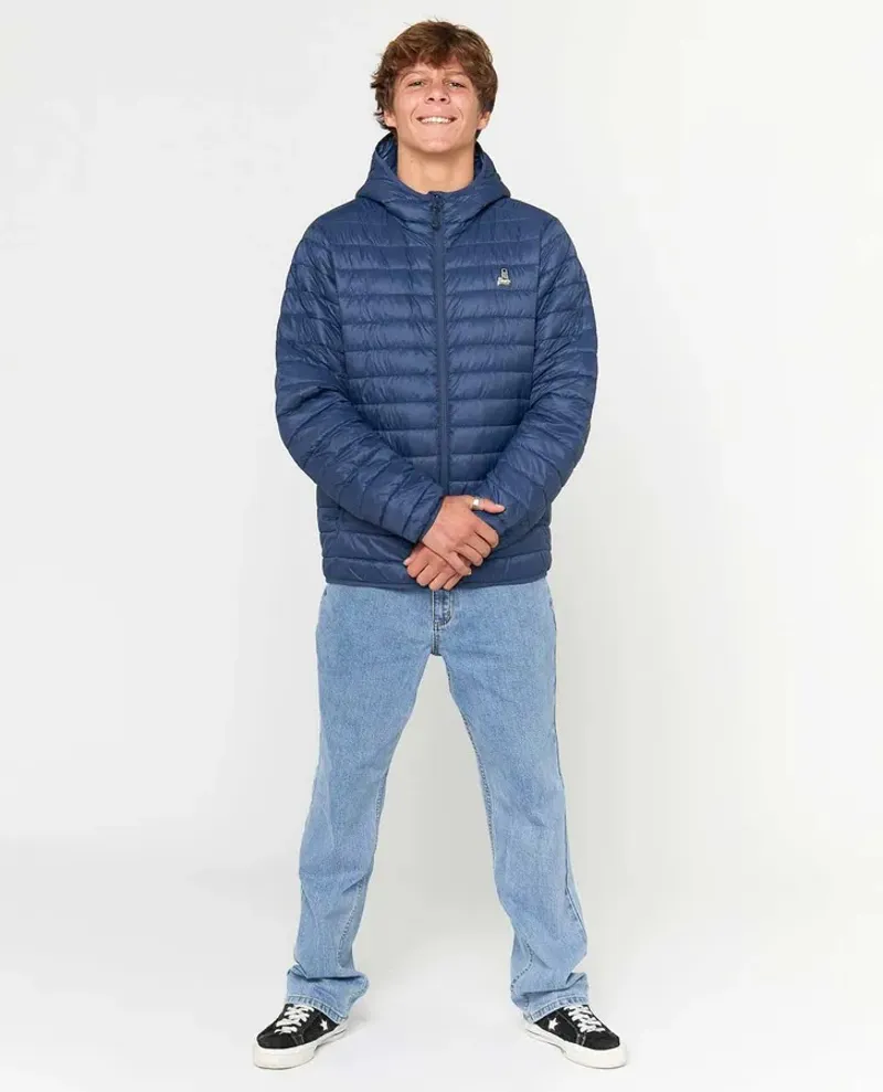 Rip Curl ANTI SERIES SEARCH PUFFER HOOD Navy-2