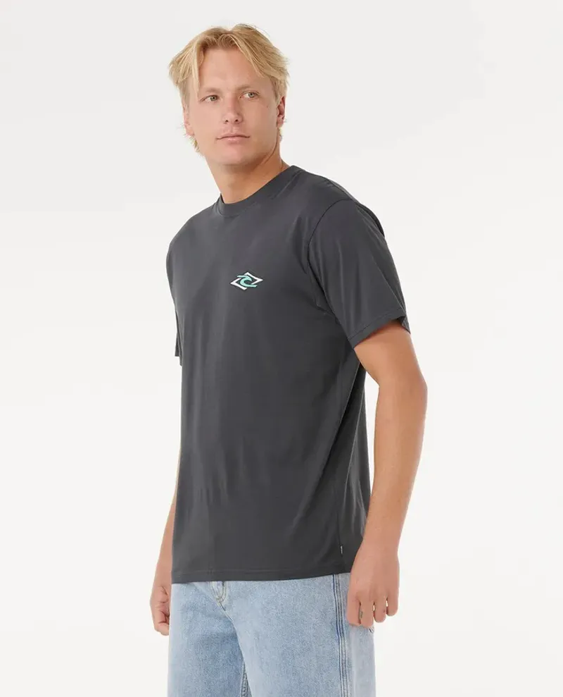Rip Curl LEGACY TEE Washed Black