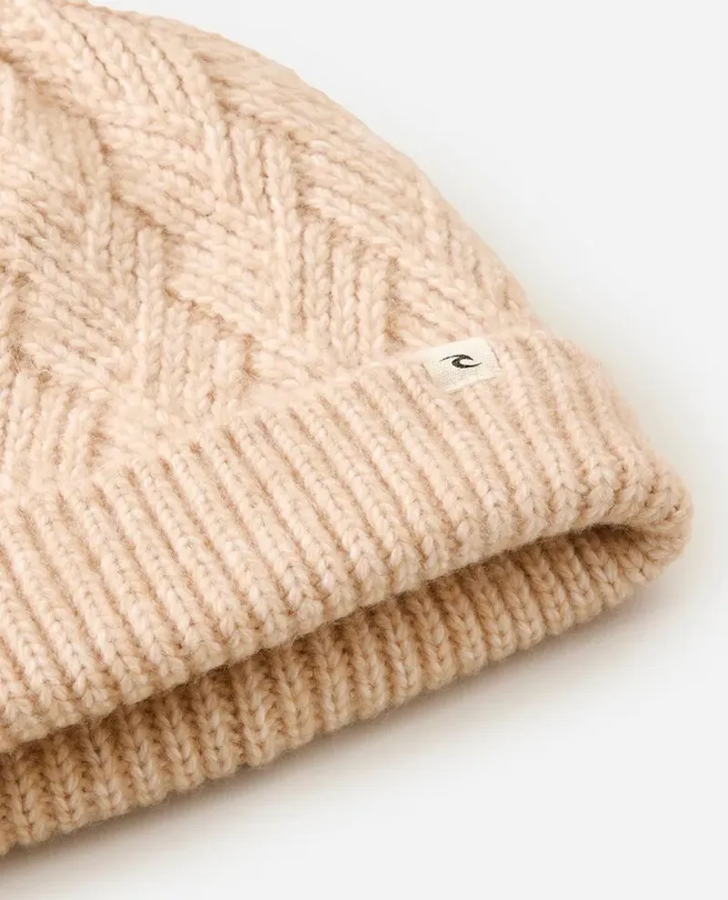 Rip Curl PREMIUM REG POM POM BEANIE Oatmeal-2