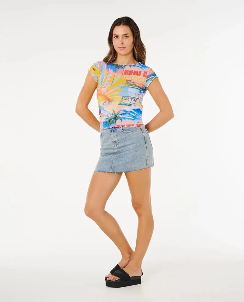 Rip Curl Hotel Malibu Sheer Top-1