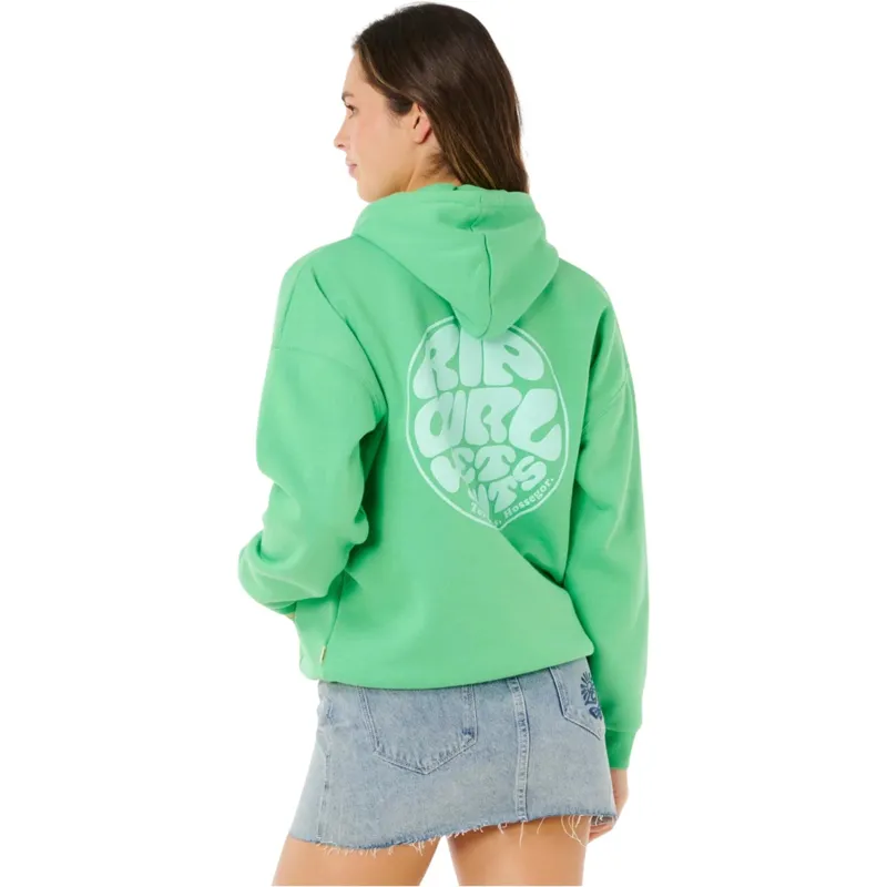 Ripcurl Icons Of Surf Heritage Hood Green-2