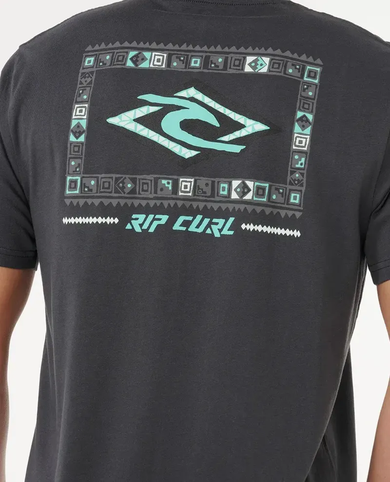 Rip Curl LEGACY TEE Washed Black-3