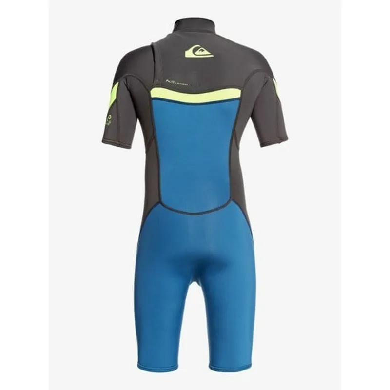 Quicksilver 2/2mm Syncro Boy Chest Zip Shortie Wetsuit SPFLT-1