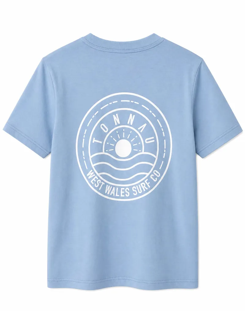 Tonnau Kids Sunset Tee Serene Blue