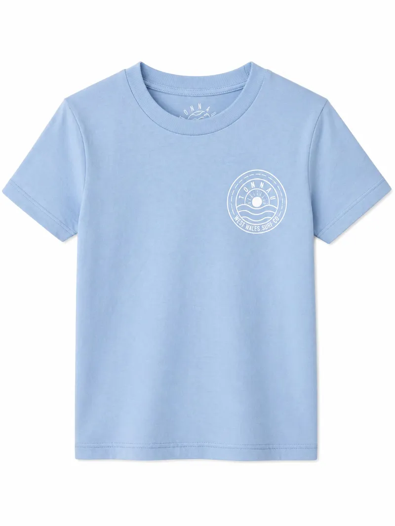 Tonnau Kids Sunset Tee Serene Blue-1