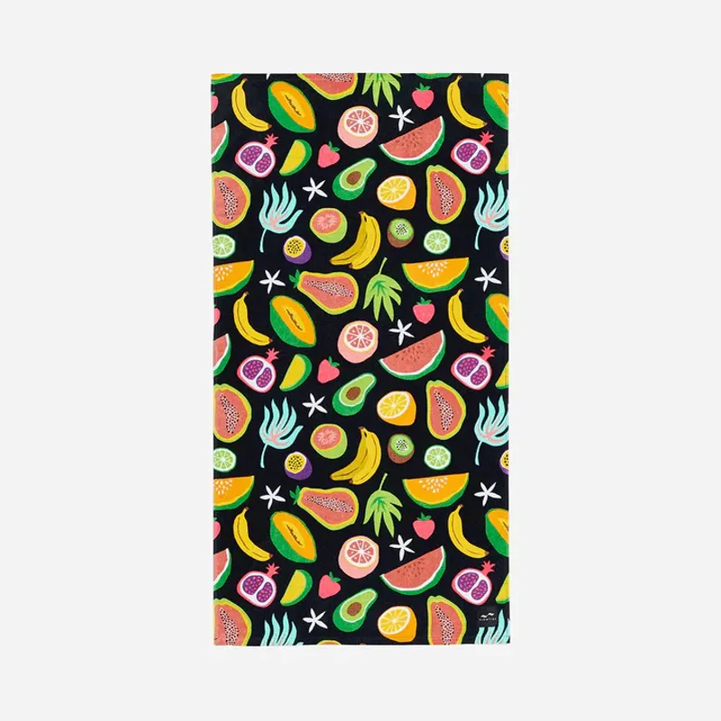 Slowtide Ripe Beach Towel Black
