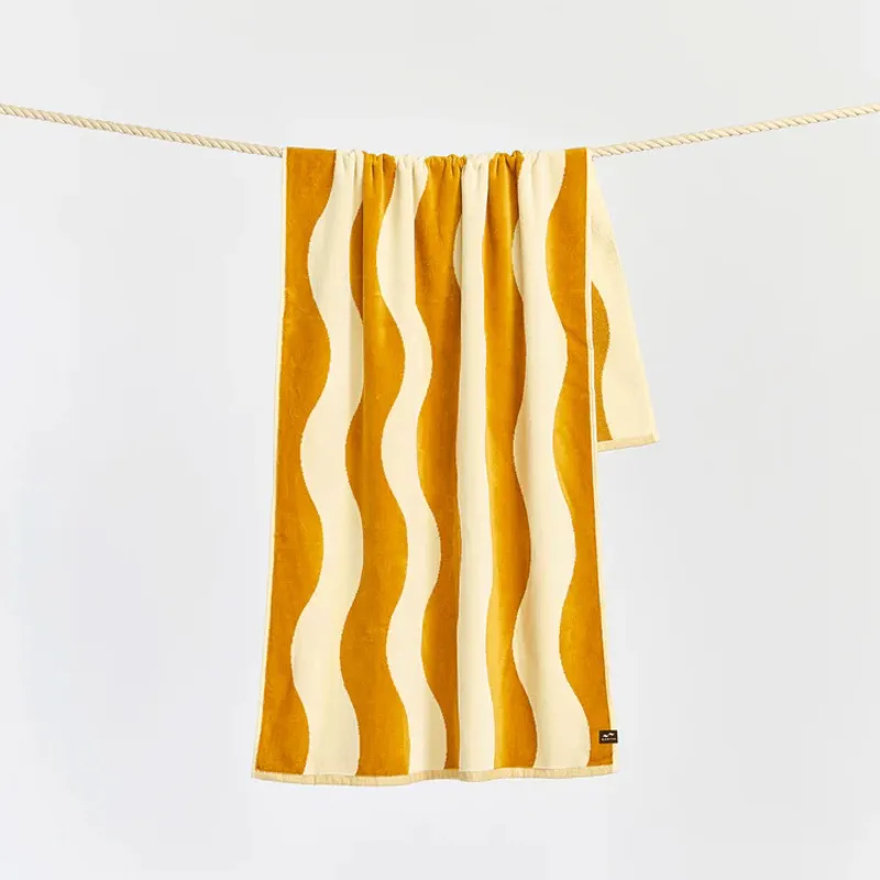 Slowtide Stripe Premium Woven Towel Brush-1