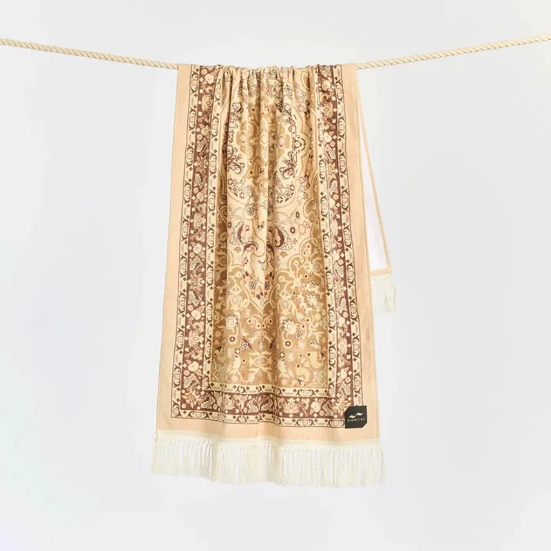 Slowtide Haven Beach Towel Fawn