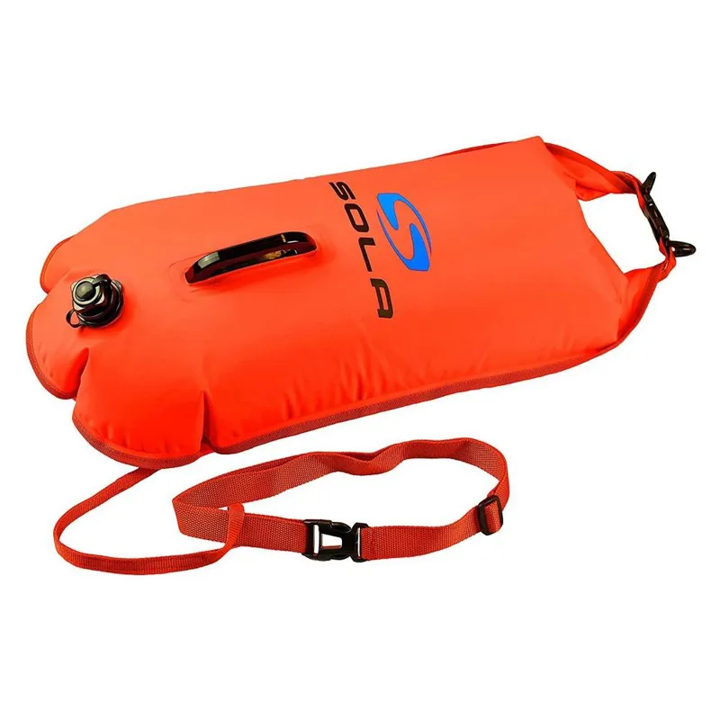 Sola Swim Buoy Double Chamber Orange