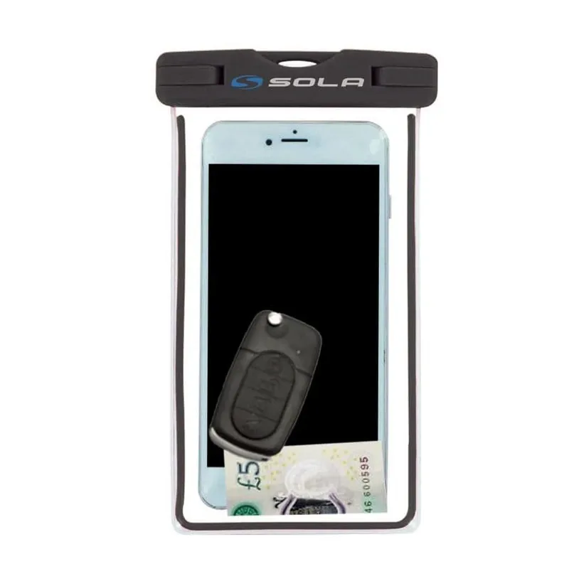 Sola Waterproof Accessory Case - Black/Clear