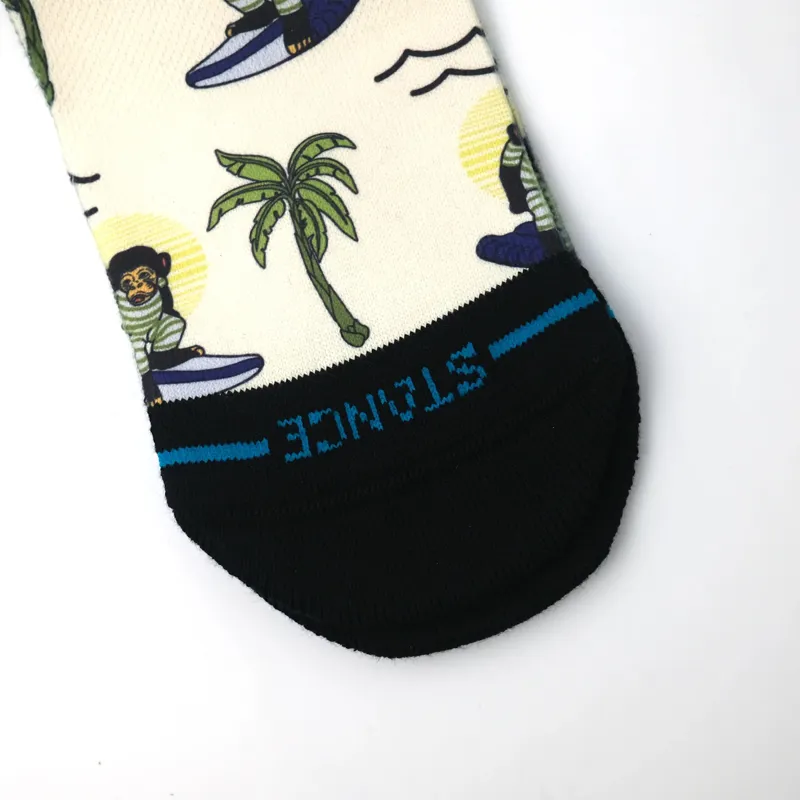 Stance Surfin Monkey Crew White-2