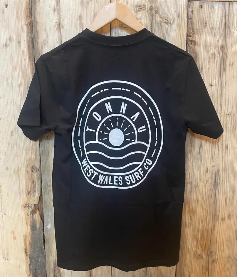 Tonnau Organic Sunset Tee - Black-1