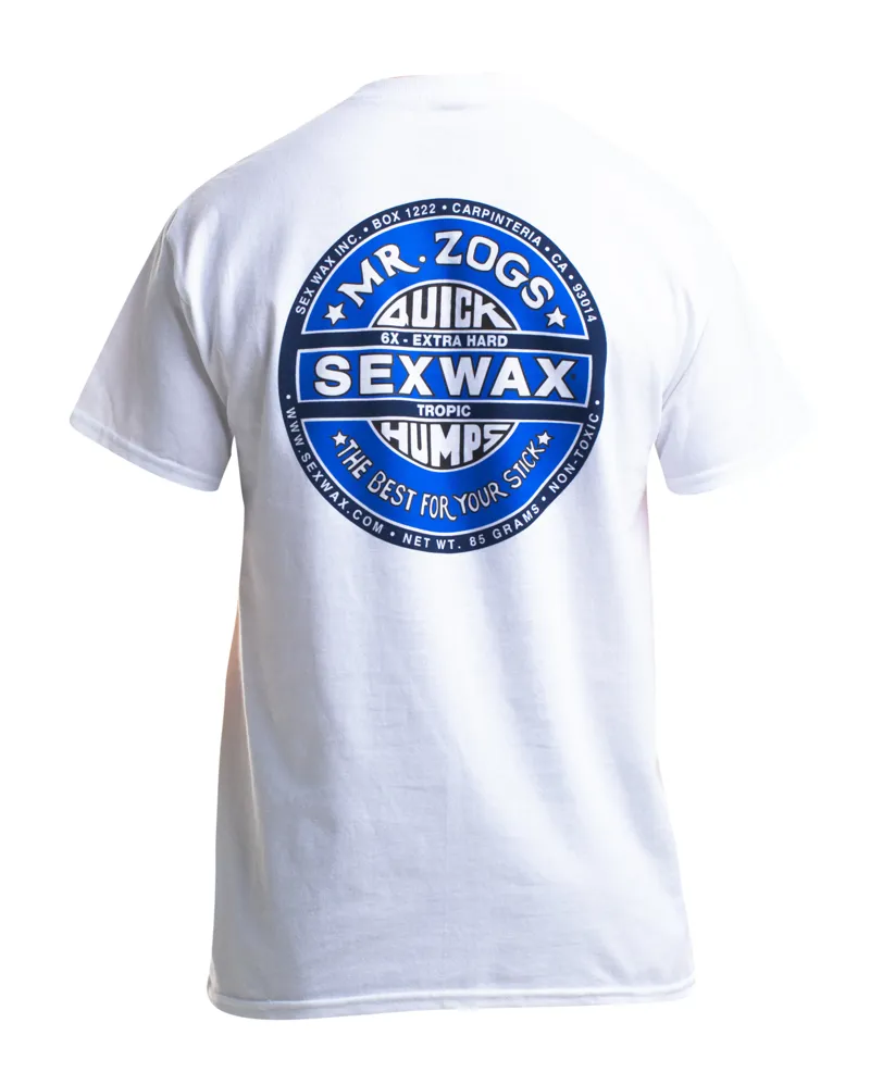 Sexwax T-Shirt Quick Humps-White/Blue-S-1
