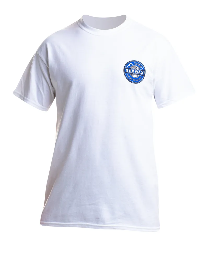 Sexwax T-Shirt Quick Humps-White/Blue-S