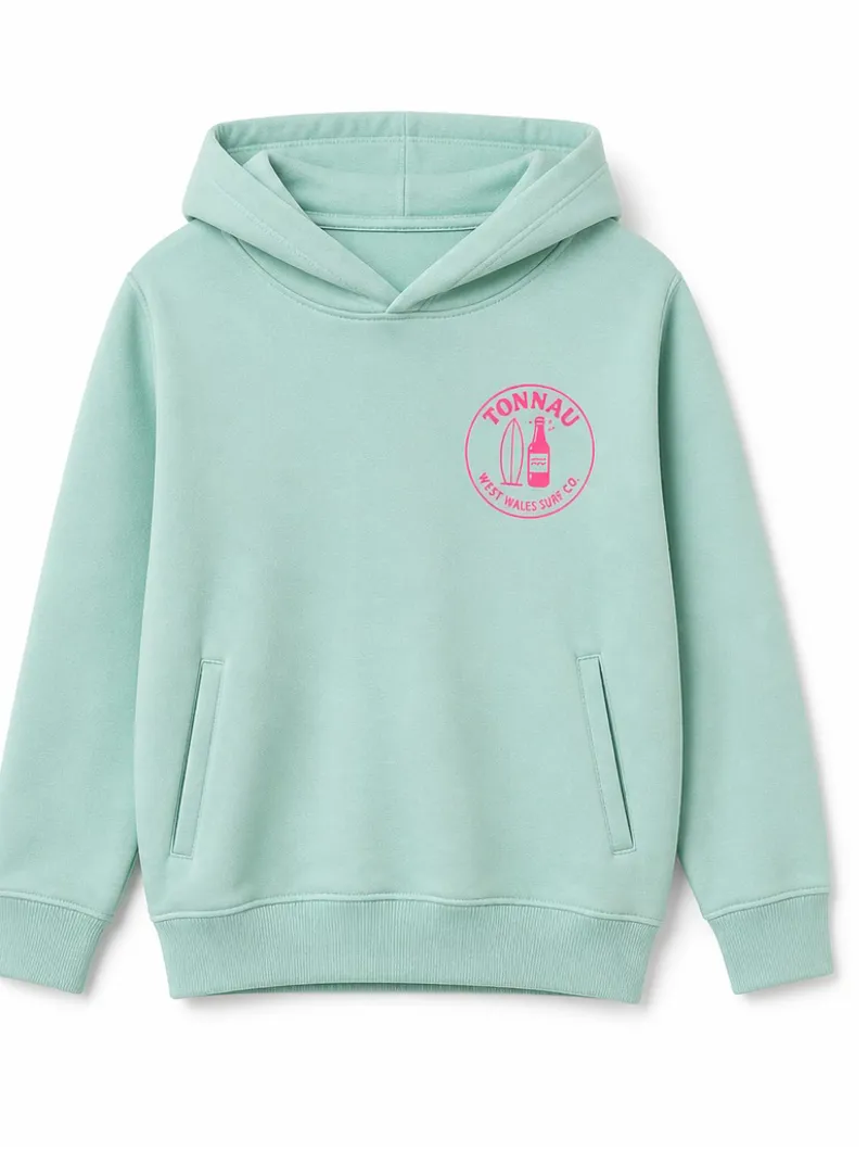 Tonnau Stoked Hoody Green/Pink-1