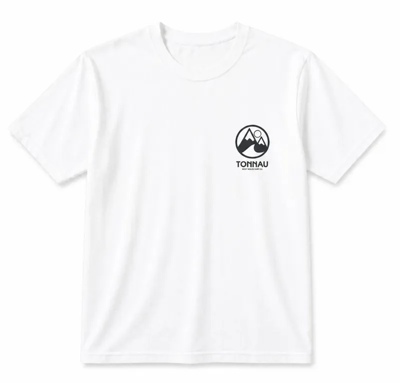 Tonnau Mountain - Cymru Tee - White-1