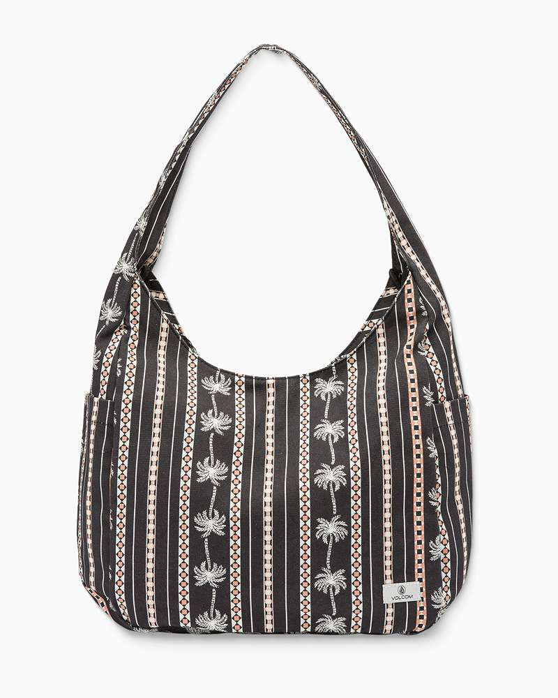 Volcom Schoolyard Canvas Hobo Tote O/S Black