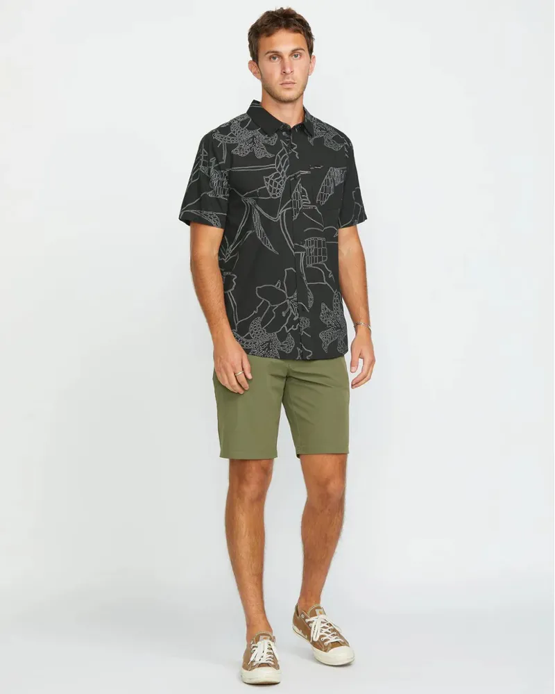 Volcom Cad Floral Ss Stealth -1