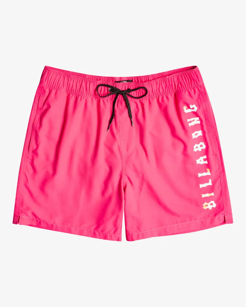 Billabong All Day Heritage 16 inch Swim Shorts in Pink